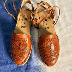 Brown Leather Women's Shoes